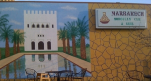 Mural at Marrakech Cafe